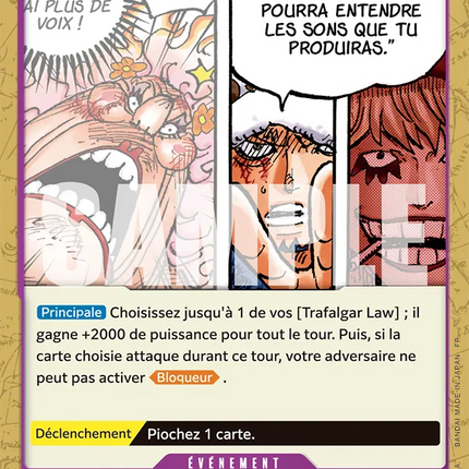 OP12-077 "Grâce à cette technique, personne ne pourra entendre les sons que tu produiras." x4
