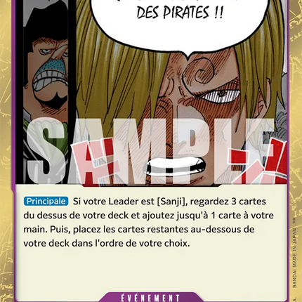 OP12-079 Luffy est l'homme qui deviendra le roi des pirates !! x4