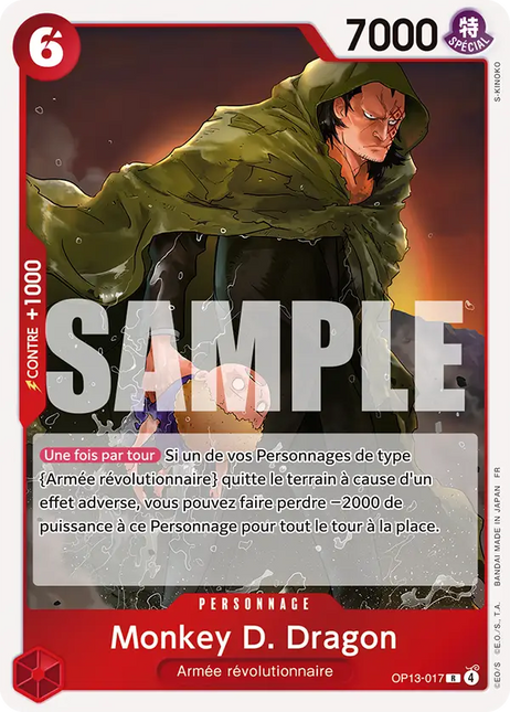 OP13-017 Monkey D. Dragon x4