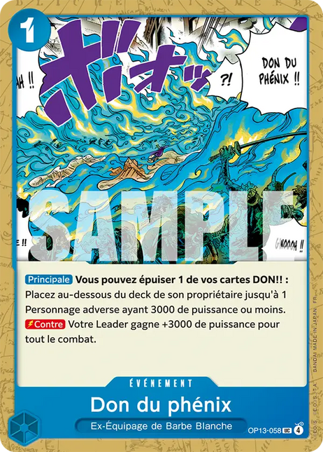 OP13-058 Don du phénix x4