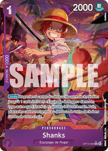 OP13-065 Shanks Rare Alternative
