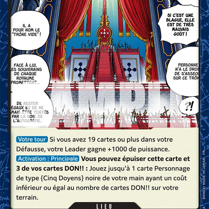 OP13-099 Le trône vide x4