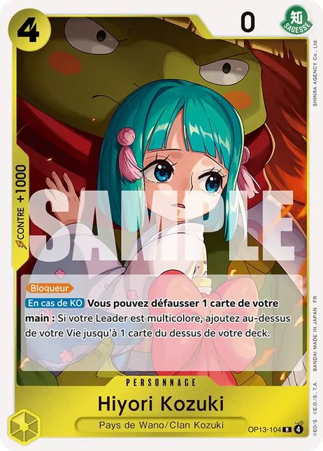 OP13-104 Hiyori Kozuki x4