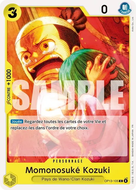 OP13-105 Momonosuké Kozuki x4