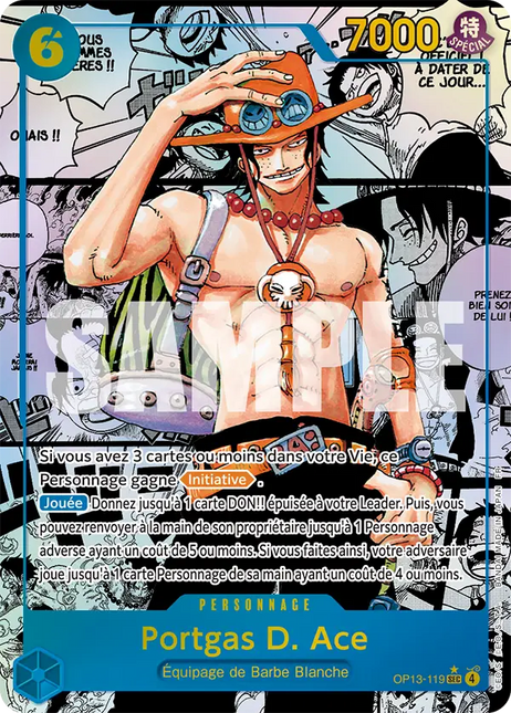 OP13-119 Portgas D. Ace Secrete Manga