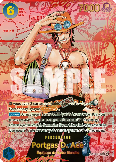 OP13-119 Portgas D. Ace Red Manga