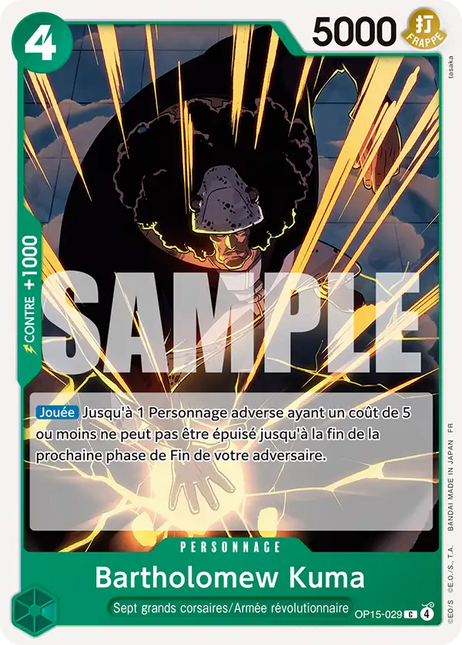 OP15-029 Bartholomew Kuma