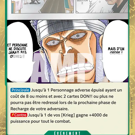OP15-038 Et personne ne discute jamais mes ordres