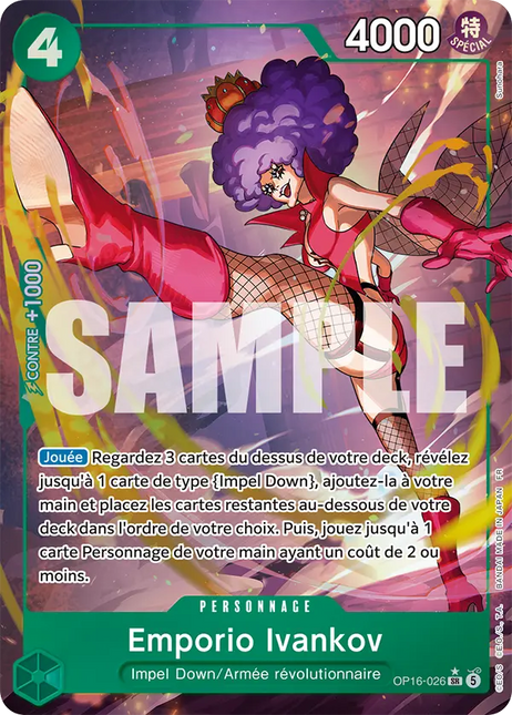 OP16-026 Emporio Ivankov SR Alternative