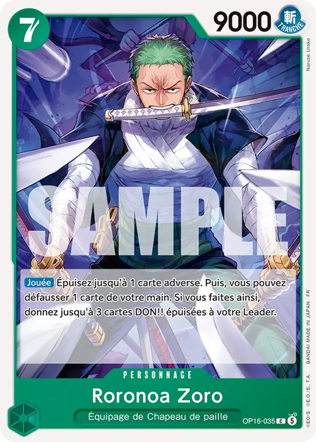 OP16-035 Roronoa Zoro