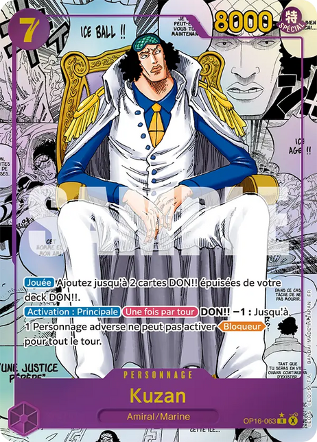 OP16-063 Kuzan — Rare Manga