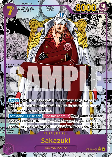 OP16-065 Sakazuki — SR Manga