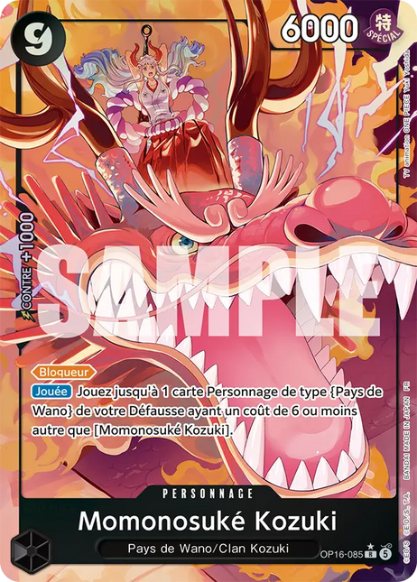 OP16-085 Mononosuke Kozuki R Alternative
