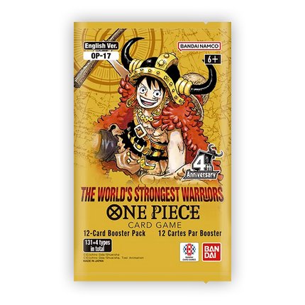 Booster One Piece OP-17 The World's Strongest Warriors, version anglaise