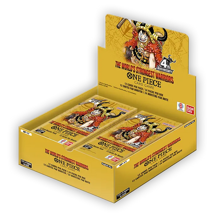 Display One Piece OP-17 The World's Strongest Warriors, 24 boosters, version anglaise