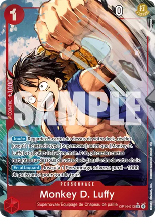 OP14-013 Monkey D.Luffy SR Alternative