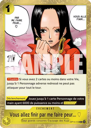 OP14-118 Vous allez finir par me faire peur... ♡