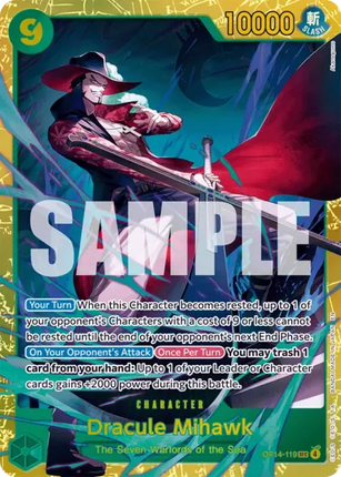 OP14-119 Dracule Mihawk Secrete