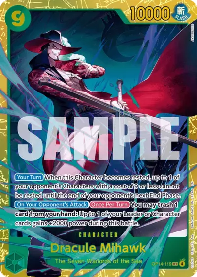 OP14-119 Dracule Mihawk Secrete