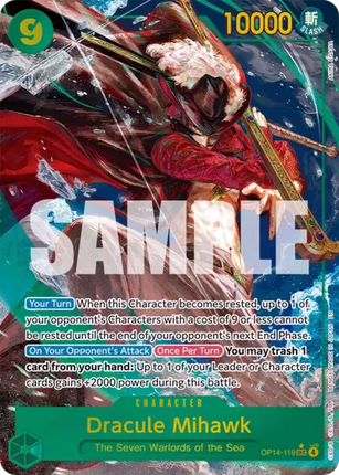 OP14-119 Dracule Mihawk Secrete Alternative