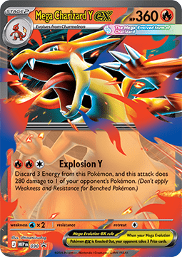 Méga-Dracaufeu Y ex MEP-030 Carte Promo