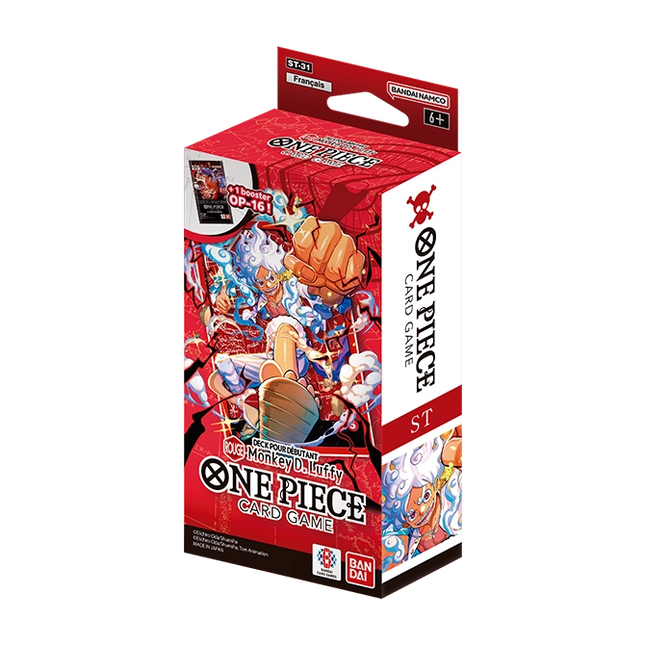 One Piece ST-31 Deck pour Débutant Rouge Monkey D. Luffy FR