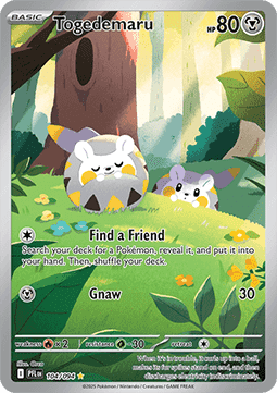 Togedemaru PFL-104 Secret Rare