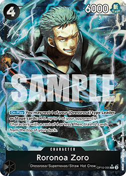 OP10-095 Roronoa Zoro Rare Alternative (PRB02)