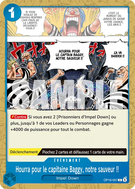OP16-057 Hourra pour le capitaine Baggy